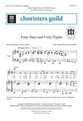 40 Days and 40 Nights Unison/Two-Part choral sheet music cover